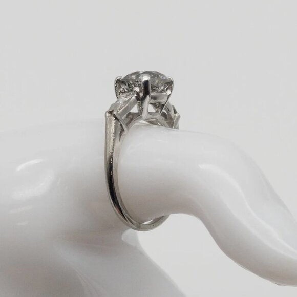 3.3CT+ Diamond Platinum Wedding Ring $37,000 - Picture 7 of 8